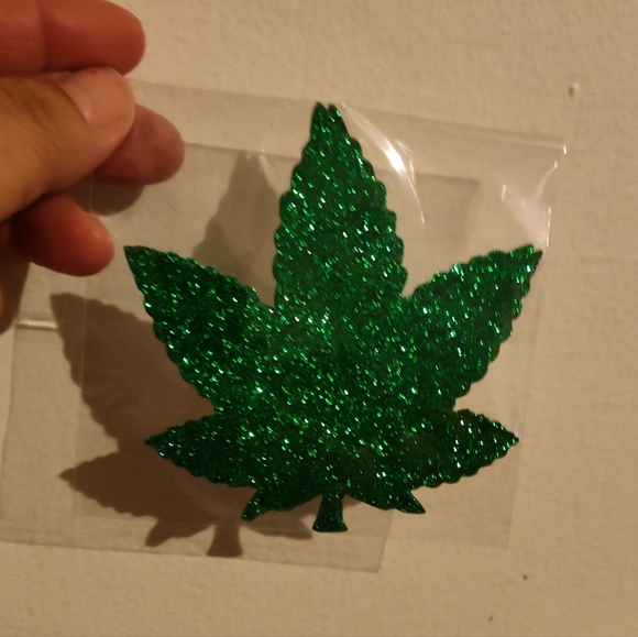 Pot Leaf Nipple Pasties set of 3 ( ADD ON to Order) - Picture 2 of 2